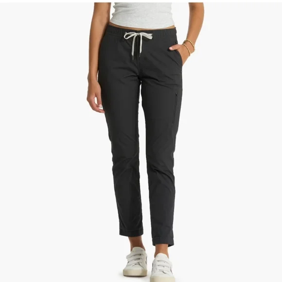 Vuori Women's Ripstop Pant Two Way Organic Stretch Charcoal NWT Athleisure Small - Picture 15 of 16
